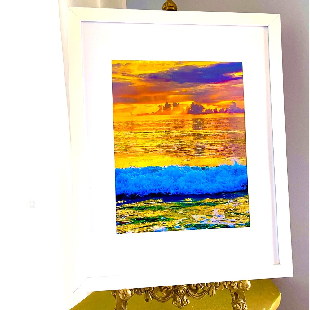 New in Box Artwork 11 x 14” Atlantic Sunrise